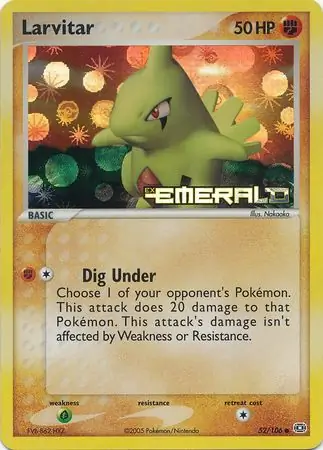 Larvitar Reverse Holo