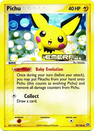 Pichu Reverse Holo