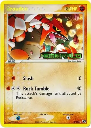 Groudon Reverse Holo