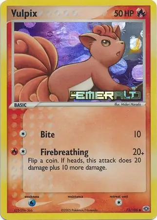 Vulpix Reverse Holo