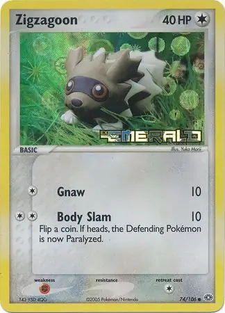 Zigzagoon Reverse Holo