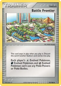 Battle Frontier Pokemon card from Emerald