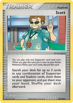 Scott Pokemon card from Emerald