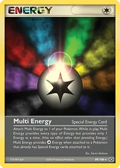 Multi Energy Pokemon card from Emerald