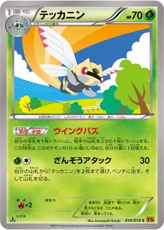 Ninjask Pokemon card from Emerald Break