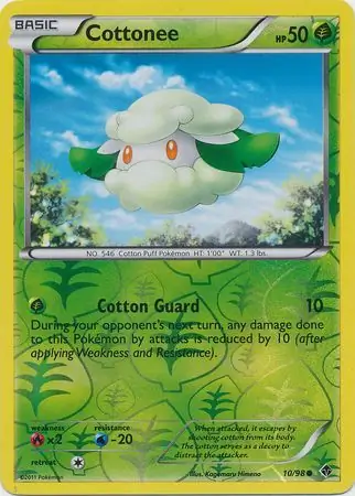 Cottonee Reverse Holo