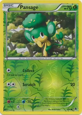 Pansage Reverse Holo