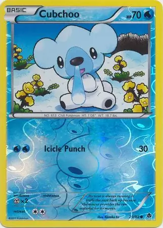 Cubchoo Reverse Holo