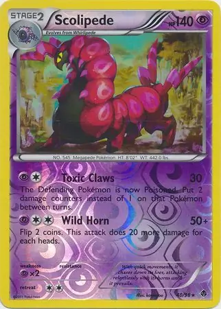 Scolipede Reverse Holo