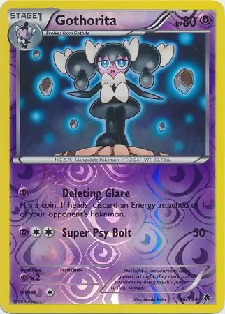 Gothorita Reverse Holo Pokemon card from Emerging Powers