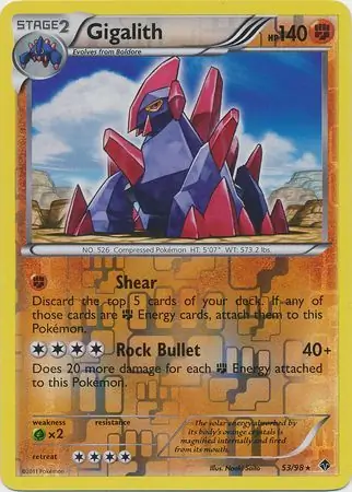 Gigalith Reverse Holo