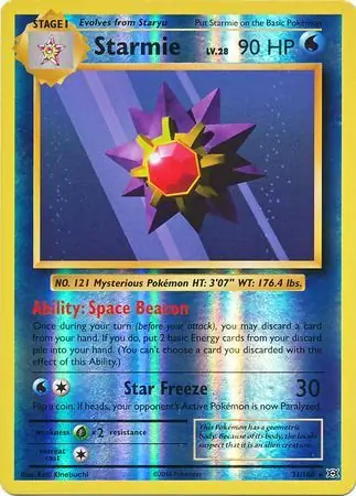 Starmie Reverse Holo