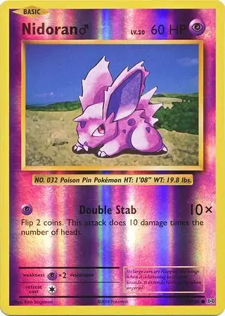 Nidoran M Reverse Holo
