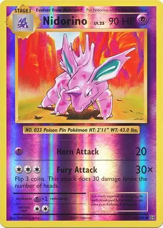 Nidorino Reverse Holo