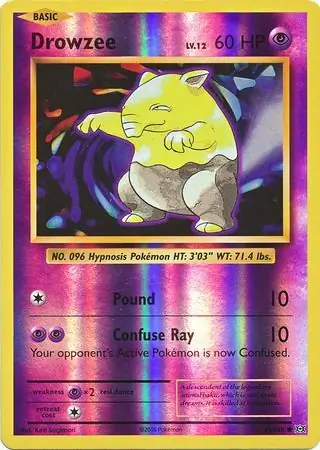 Drowzee Reverse Holo