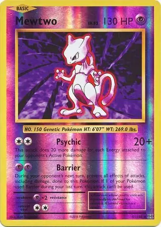 Mewtwo Reverse Holo