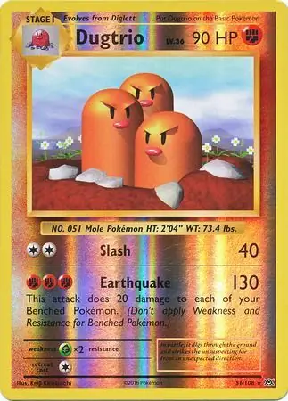 Dugtrio Reverse Holo