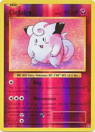 Clefairy Reverse Holo