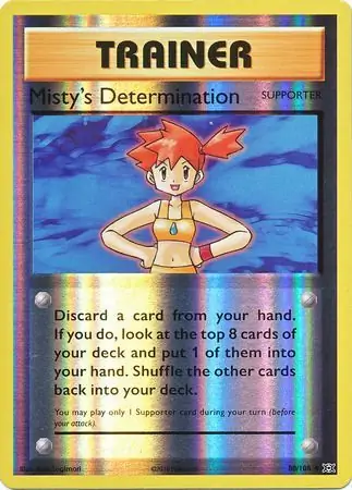 Misty's Determination Reverse Holo