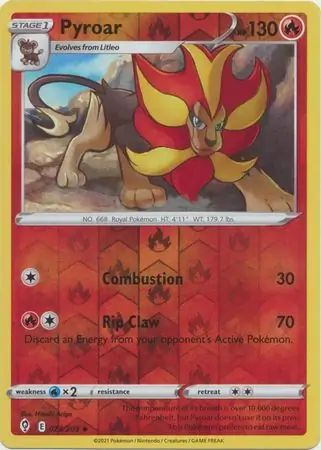 Pyroar Reverse Holo