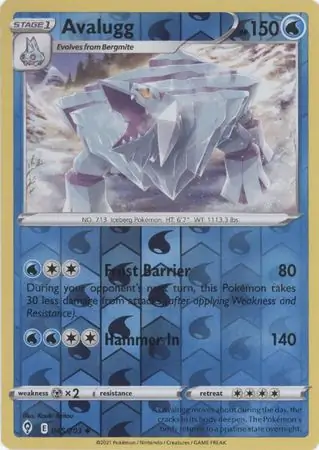 Avalugg Reverse Holo
