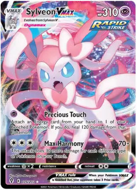 Sylveon VMAX Pokemon card from Evolving Skies
