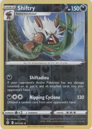 Shiftry Reverse Holo