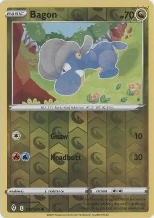 Bagon Reverse Holo