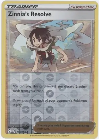Zinnia's Resolve Reverse Holo