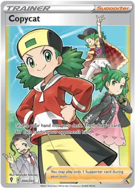 Copycat Pokemon card from Evolving Skies
