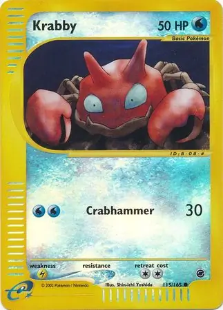 Krabby Reverse Holo