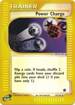 Power Charge Reverse Holo Pokemon card from Expedition