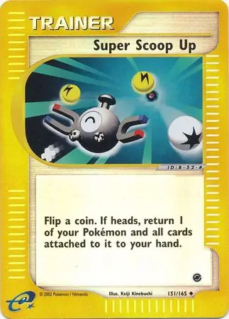 Super Scoop Up Reverse Holo Pokemon card from Expedition