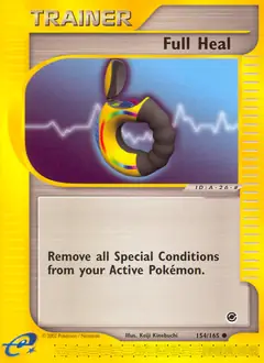 Full Heal Pokemon card from Expedition