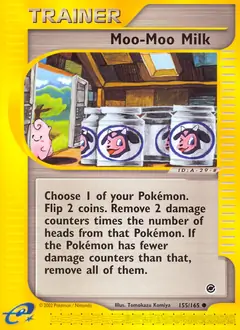 Moo-Moo Milk Pokemon card from Expedition