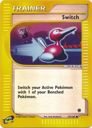 Switch Reverse Holo Pokemon card from Expedition