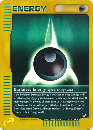 Darkness Energy Reverse Holo Pokemon card from Expedition