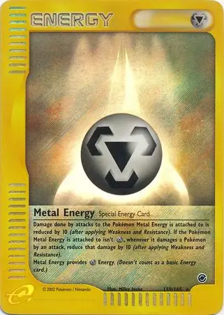 Metal Energy Reverse Holo Pokemon card from Expedition