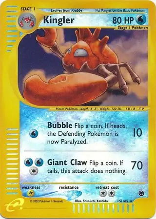 Kingler Reverse Holo