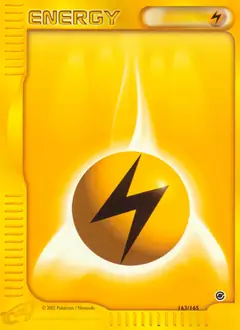 Lightning Energy Reverse Holo Pokemon card from Expedition