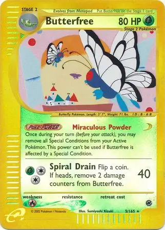 Butterfree Reverse Holo