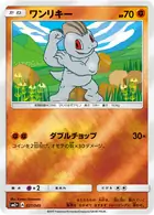 Machop Pokemon card from Facing a New Trial