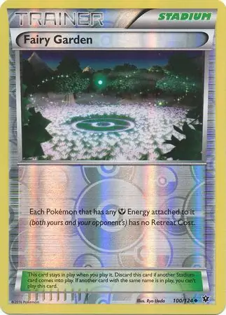 Fairy Garden Reverse Holo Pokemon card from Fates Collide