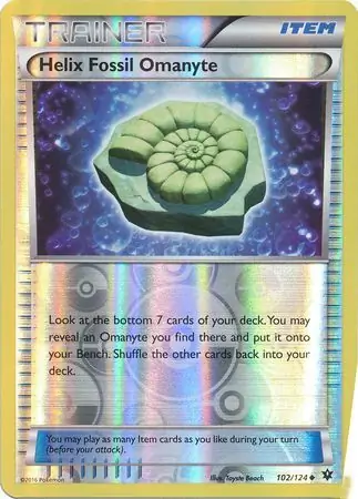 Helix Fossil Omanyte Reverse Holo