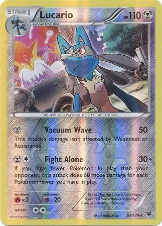 Lucario Reverse Holo