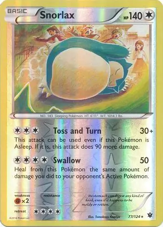 Snorlax Reverse Holo