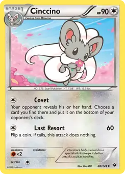 Cinccino Pokemon card from Fates Collide