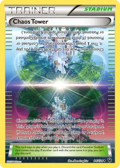 Chaos Tower Pokemon card from Fates Collide