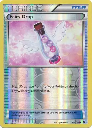 Fairy Drop Reverse Holo Pokemon card from Fates Collide