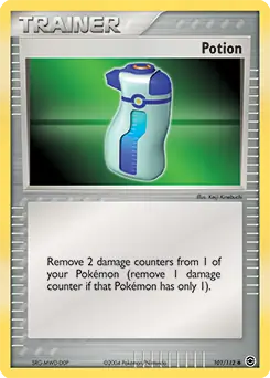 Potion Pokemon card from Fire Red Leaf Green
